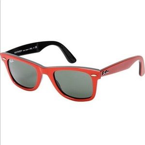 RAY-BAN Original Wayfarer Red & Black Sunglasses